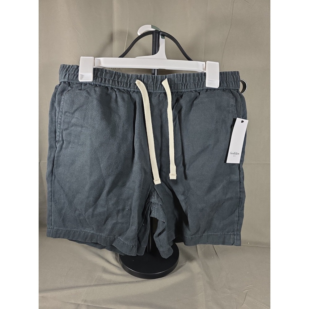 Goodfellow & Co The Vintage Collection Pull On Shorts Black 7" Men's Size Medium